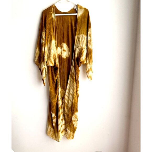 Free People Light weight Tier Dye Long Cardigan OS - Picture 3 of 7